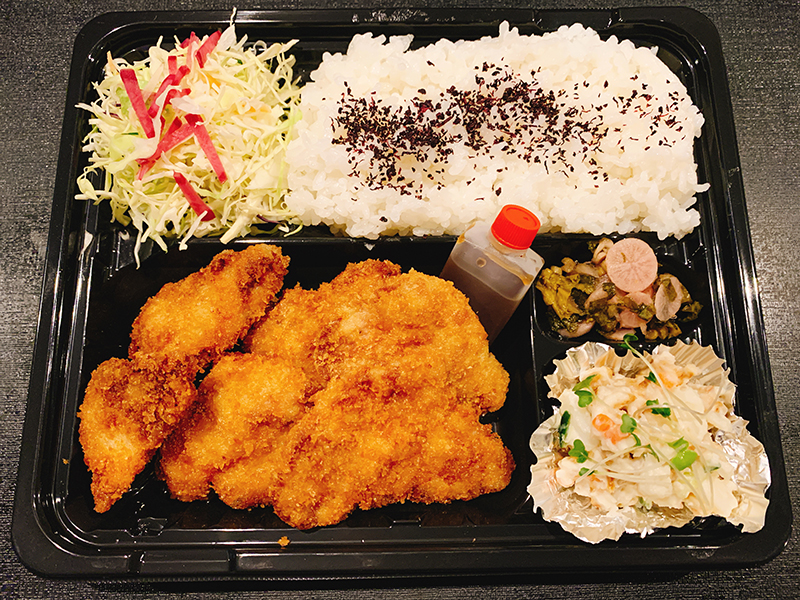 名張 テイクアウト ヒレカツ弁当 ゼロゼロワン